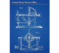 Artery8 Lawless Stellar Compass 1902 Space Stars Patent Unframed Wall Art Print Poster Home Decor Premium