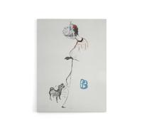 Artery8 Le Salon des Cent Vintage Advert Bonnard Canvas Wall Art in White | Size: W12" x H16" Artery8 White W12" x H16"