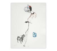 Artery8 Le Salon des Cent Vintage Advert Bonnard Wall Art Poster Print in White | Size: W24" x H32" Artery8 White W24" x H32"