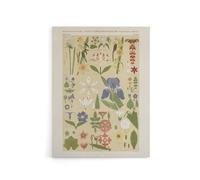 Artery8 Leaves and Flowers From Nature No 8 Canvas Wall Art Print 24X32 Artwork By Owen Jones : Delicate Plant Study Print Enriching Botanical Charm And Grace In Hallway Or Study