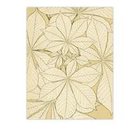 Artery8 Leaves From Nature No 1 Botanical Jones Vintage Wall Art Poster Print 12X16"