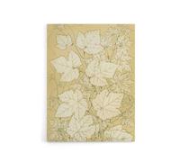 Artery8 Leaves From Nature No 2 Botanical Jones Vintage Canvas Wall Art in Beige | Size: W18" x H24" Artery8 Beige W18" x H24"