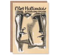 Artery8 Leo Gestel Personalised Art Card Contemporary Dutch Art Book Cover Custom Greeting Card