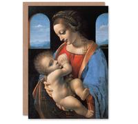 Artery8 Leonardo da Vinci Art Card Madonna Litta Virgin Mary