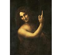 Artery8 Leonardo Da Vinci Saint John The Baptist Panting Unframed Wall Art Print Poster Home Decor Premium