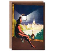 Artery8 Leonetto Cappiello Art Card Benedictine Wine Vintage Advert