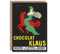 Artery8 Leonetto Cappiello Art Card Klaus Chocolate Vintage Advert
