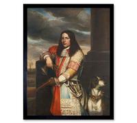 Artery8 Lievens Vice Admiral Angel De Ruyter Art Print Framed Poster Wall Decor 12x16 inch