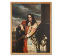 Artery8 Lievens Vice Admiral Angel De Ruyter Art Print Framed Poster Wall Decor 12x16 inch