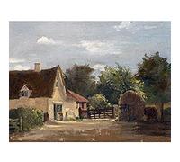 Artery8 Lionel Bicknell Constable Cottage C1850 Painting Unframed Wall Art Print Poster Home Decor Premium