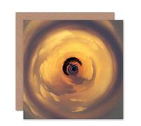 Artery8 Little World Abstract Smoky Cloud Tree Art Card Artery8 Multicolor