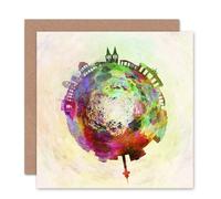 Artery8 Little World City Skyline Berlin Germany Art Card Artery8 Multicolor