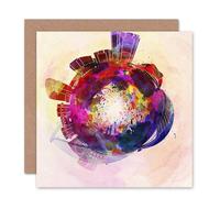 Wee Blue Coo CARD GREETING LITTLE WORLD CITY SKYLINE VALENCIA SPAIN GIFT