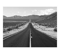 Artery8 Long Straight Road Mountain Landscape Large Wall Art Poster Print Thick Paper 18X24 Inch