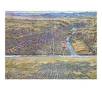 Artery8 Los Angeles California 1894 Illustrated City View Map Unframed Wall Art Print Poster Home Decor Premium