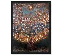 Artery8 Louis Seraphine Senlis Tree Of Life Painting Artwork Framed Wall Art Print A4