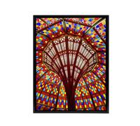 Artery8 Louisiana State Capitol Building Glass Highsmith Framed Canvas Art | Size: W24" x H32" Artery8 Multicolor W24" x H32"