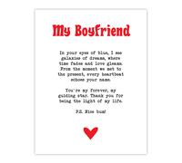 Artery8 Love Poem Blue Eyes Boyfriend Romantic Poetry Fun Bedroom Large Wall Art Poster Print Thick Paper 18X24 Inch
