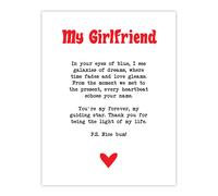 Artery8 Love Poem Blue Eyes Girlfriend Romantic Poetry Bedroom Extra Large XL Wall Art Poster Print