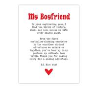 Artery8 Love Poem Gamer Nerd Boyfriend Romantic Poetry Bedroom Extra Large XL Wall Art Poster Print