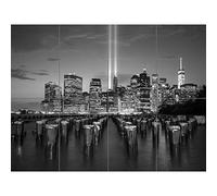 Artery8 Lower Manhattan Tribute In Light XL Giant Panel Poster (8 Sections)