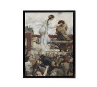 Artery8 Luc Olivier Merson A Tear For a Drop of Water Framed Canvas Art Print | Size: W18" x H24" Artery8 Multicolor W18" x H24"