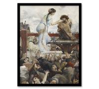 Artery8 Luc Olivier Merson A Tear For a Drop of Water Framed Wall Art Print | Size: W12" x H16" Artery8 Multicolor W12" x H16"