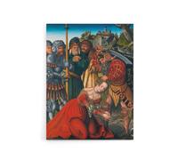 Artery8 Lucas Cranach The Martyrdom of Saint Barbara Canvas Wall Art Print | Size: W18" x H24" Artery8 Multicolor W18" x H24"