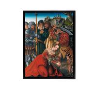 Artery8 Lucas Cranach The Martyrdom of Saint Barbara Framed Canvas Art Print | Size: W18" x H24" Artery8 Multicolor W18" x H24"