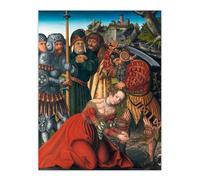 Artery8 Lucas Cranach The Martyrdom of Saint Barbara Wall Art Print | Size: W24" x H32" Artery8 Multicolor W24" x H32"