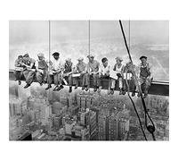 Artery8 Lunch Atop A Skyscraper New York 1932 Iconic Photo XL Giant Panel Poster (8 Sections)