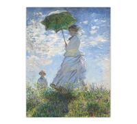 Artery8 Madame Monet & Her Son Claude Monet Vintage Wall Art Print Poster | Size: W18" x H24" Artery8 Multicolor W18" x H24"