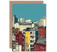 Artery8 Manchester City Architecture Styles Cityscape Travel Birthday Sealed Greeting Card Plus Envelope Blank inside