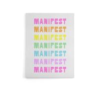 Artery8 Manifest Manifest Manifest Colourful Modern Canvas Wall Art Print | Size: W18" x H24" Artery8 Multicolor W18" x H24"