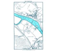 Artery8 Map 1888 Dunkeld Village Scotland Plan Chart Premium Wall Art Canvas Print 18X24 Inch
