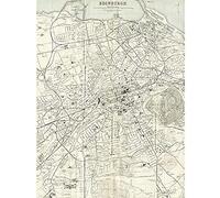 Artery8 Map 1935 Edinburgh City Scotland Plan Chart Art Print Canvas Premium Wall Decor Poster Mural