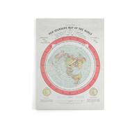 Artery8 Map Gleason 1892 World Time Canvas Wall Art Print | Size: W18" x H24" Artery8 Multicolor W18" x H24"