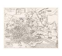 Artery8 Map Ligorio 16th Century Ancient Rome City Plan Unframed Wall Art Print Poster Home Decor Premium