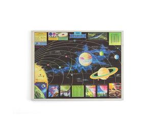 Artery8 Map Rand Mcnally 1969 Modern Outer Space Canvas Wall Art Print | Size: W12" x H16" Artery8 Multicolor W12" x H16"
