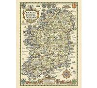 Artery8 Map Taylor 1933 Pratts High Test Plan Ireland Art Print Canvas Premium Wall Decor Poster Mural