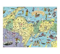 Artery8 Map UPDB 1935 Land Hiawatha Michigan Pictorial Large Wall Art Poster Print Thick Paper 18X24 Inch