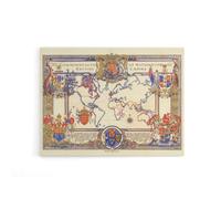 Artery8 Map Webb 1937 British Empire Canvas Wall Art Print | Size: W24" x H32" Artery8 Multicolor W24" x H32"