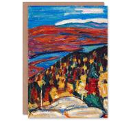 Artery8 Marsden Hartley Art Card Colourful Abstract Landscape Artery8 Multicolor
