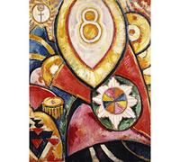 Artery8 Marsden Hartley Painting No 48 Large Wall Art Poster Print Thick Paper 18X24 Inch