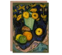 Artery8 Marsden Hartley Personalised Art Card Still Life with Flowers and Fruit Custom Greeting Card