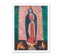 Artery8 Marsden Hartley Virgin Guadalupe Painting Artwork Framed Wall Art Print 18X24 Inch