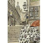 Artery8 Martial Road Paris Eglise Bonne-Nouvelle 1877 Illustration Art Print Canvas Premium Wall Decor Poster Mural