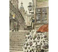Artery8 Martial Road Paris Eglise Bonne-Nouvelle 1877 Illustration Premium Wall Art Canvas Print 18X24 Inch