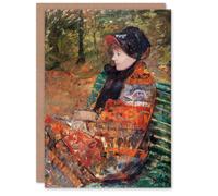 Artery8 Mary Cassatt Art Card Autumn Portrait of Lydia in a Park