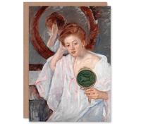 Artery8 Mary Cassatt Art Card Denise at Her Dressing Table